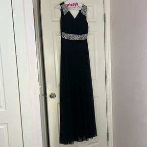 Black gown dress